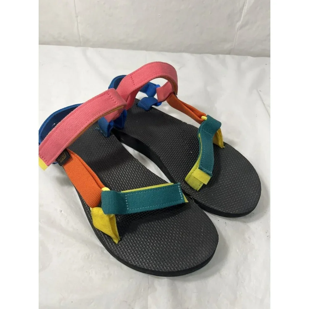 Teva Original Universal Sandal Multicolor Nylon Straps size 9